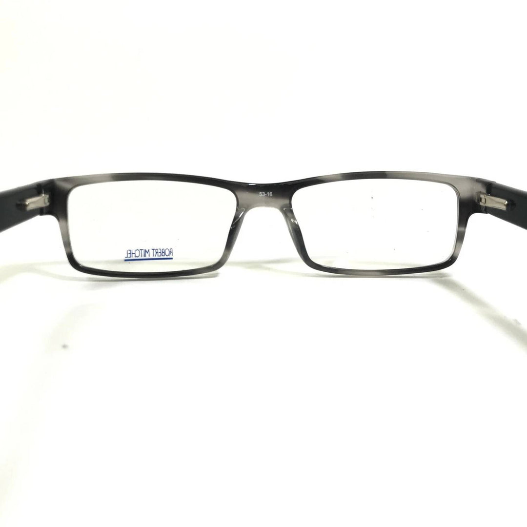 men's rm5007 rectangle eyeglasses in black