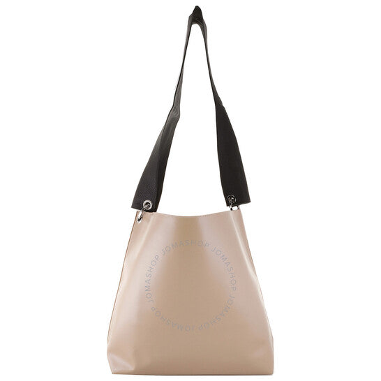 Cahu, Cream Leather Tote Bag