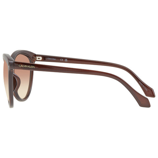 Brown Gradient Cat Eye Ladies Sunglasses