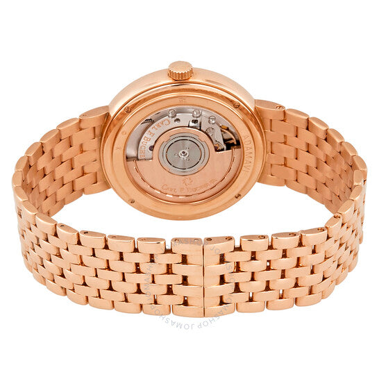 كارل ف. بوخرير، ساعة أدامافي أوتوماتيكية بمينا فضية مرصعة بالألماس للسيدات