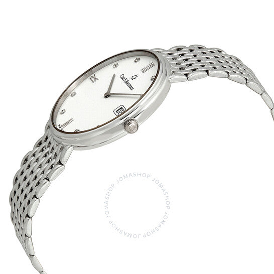 كارل ف. بوخرير، ساعة أدامافي للسيدات من الذهب الأبيض عيار 18 قيراطًا ومرصعة بالألماس