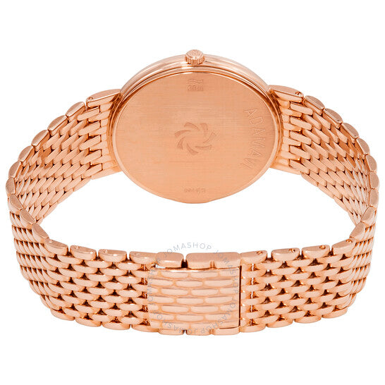 Carl F. Bucherer, Adamavi White Dial 18kt Rose Gold Ladies Watch