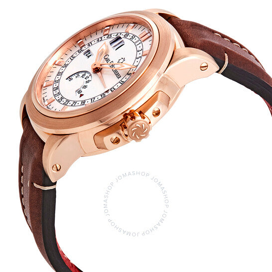 Carl F. Bucherer, Patravi Automatic Men's 18kt Rose Gold Leather Watch