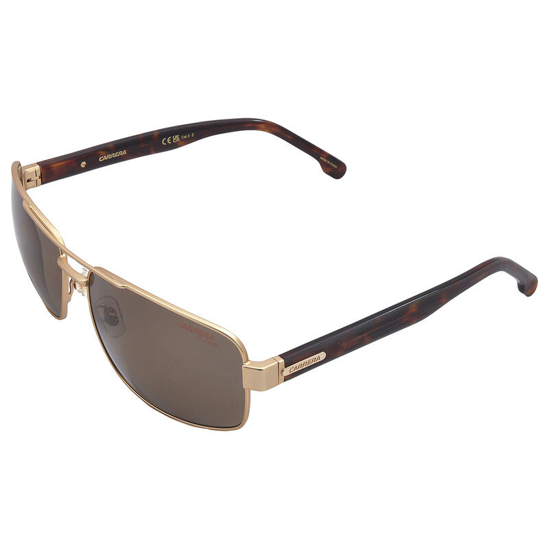 Polarized Bronze Rectangular Men's Sunglasses