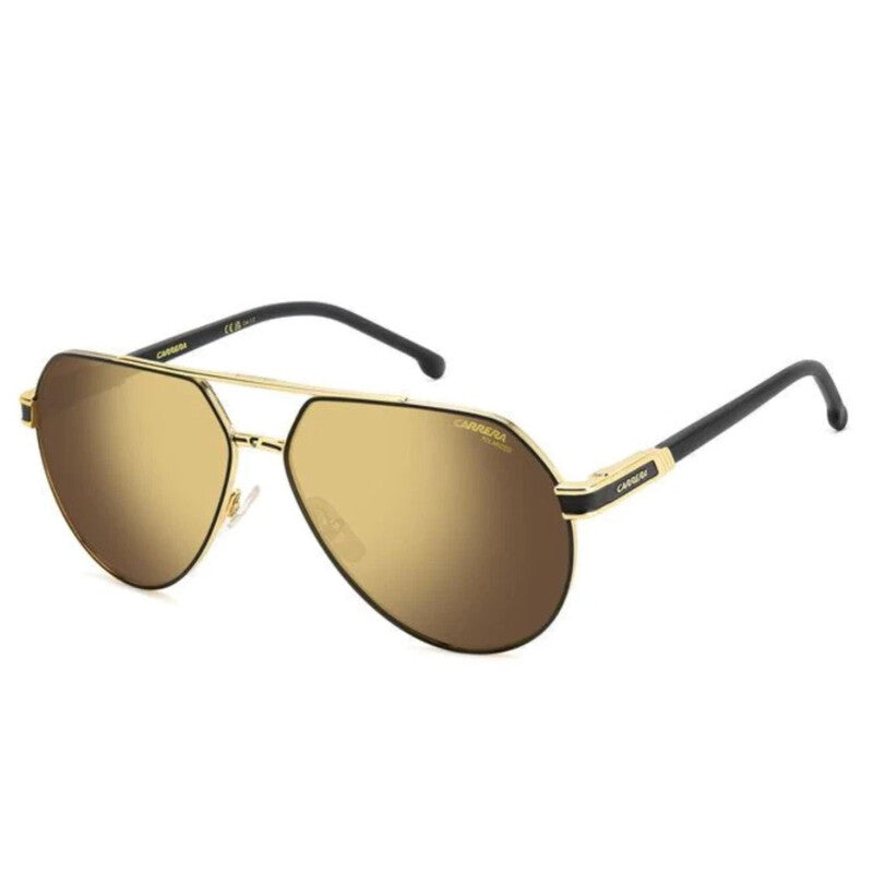 Polarized Gold High Contrast Antireflex Pilot Men's Sunglasses