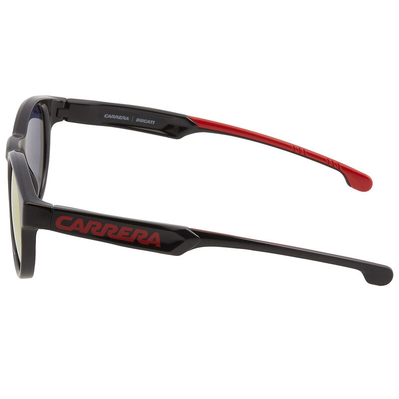 Red Mirror Oval Men's Sunglasses