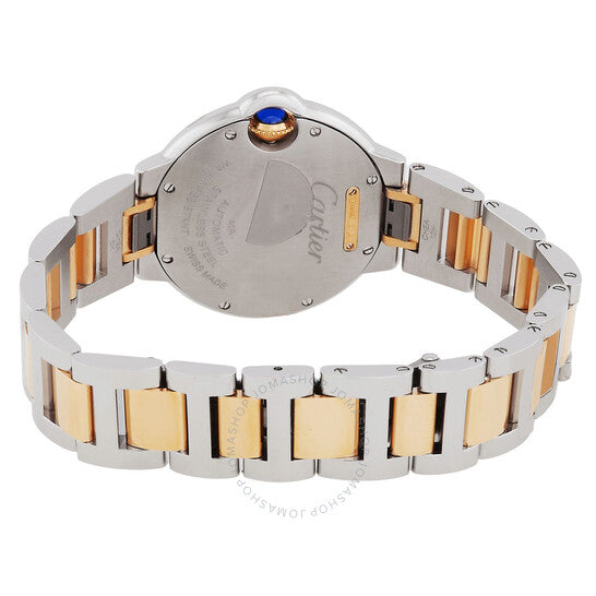 Cartier, Ballon Bleu 33mm Automatic Silver Dial Ladies Watch
