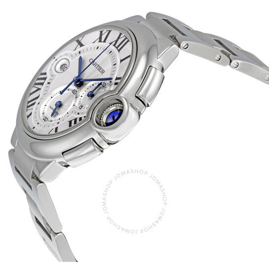 Cartier, Ballon Bleu Silver Dial Chronograph Men's Watch