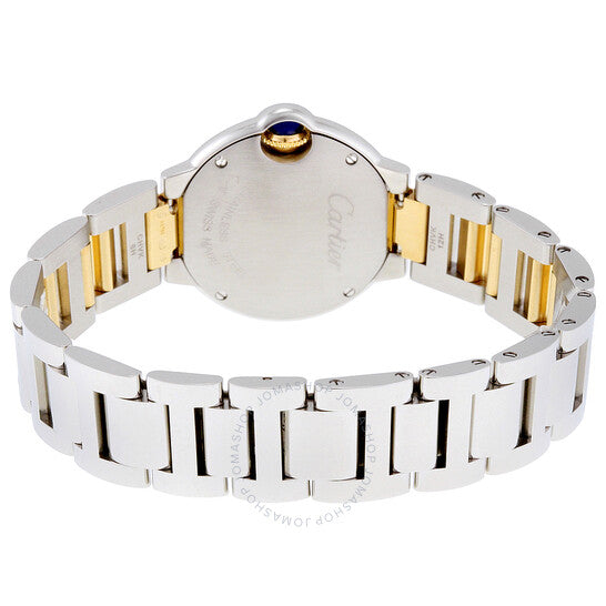 Cartier, Ballon Bleu Silver Dial Stainless Steel Ladies Watch