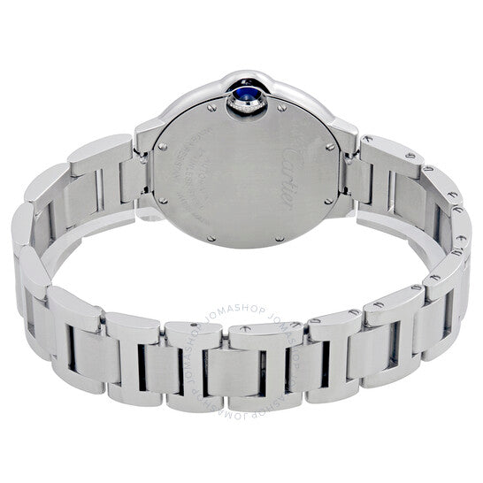 Cartier, Ballon Bleu Silver Flinque Sunray Dial Ladies Watch