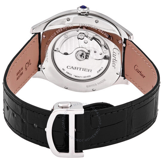 Cartier, Drive Automatic Silvered Flinique Dial Men's Watch