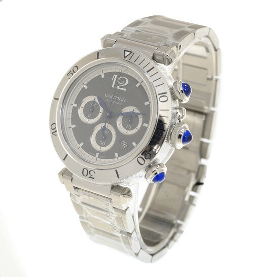 Cartier, Pasha De Chronograph Automatic Grey Dial Men's Watch