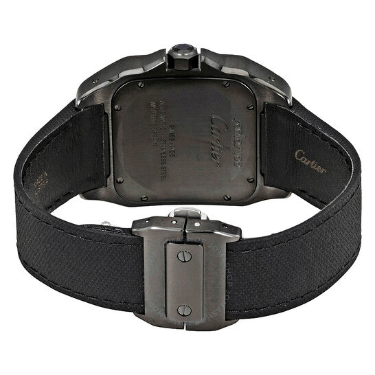 Cartier, Santos Automatic Black Dial Men's Watch