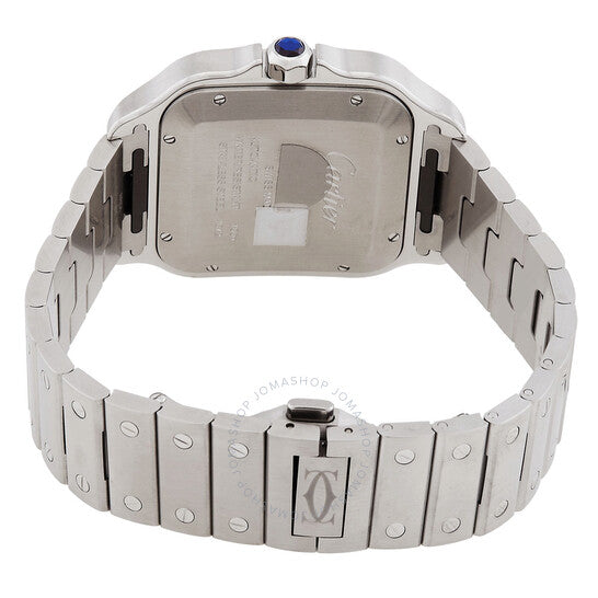 Cartier, Santos Large Model Automatic Blue Dial Men's Watch