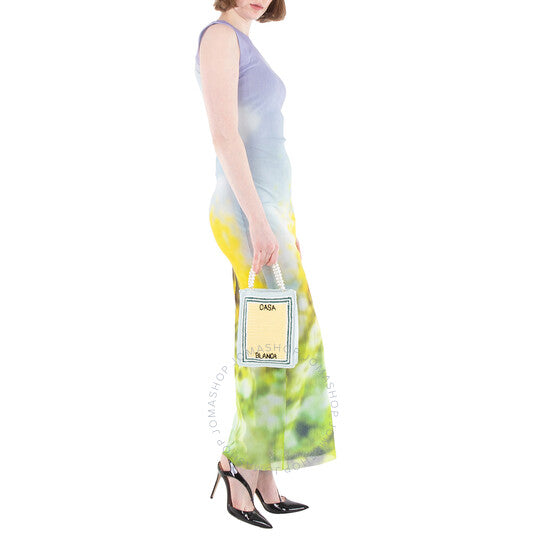 Casablanca, Crochet Tote Bag With Embroidered Logo