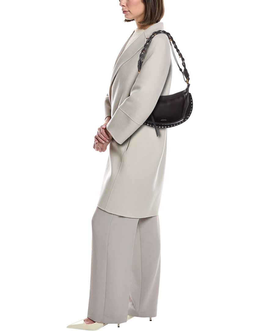 oskan moon leather hobo bag