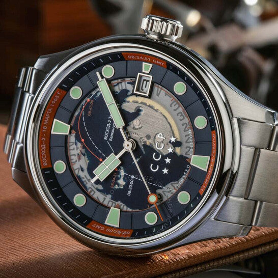 Cccp, Leonov Automatic Blue Dial Men's Watch