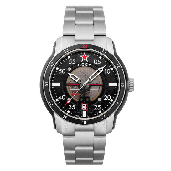 Cccp, Mig-21 Automatic Black Dial Men's Watch