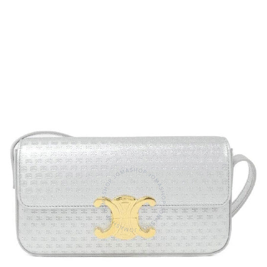 Celine, Claude Laminated Shoulder Bag