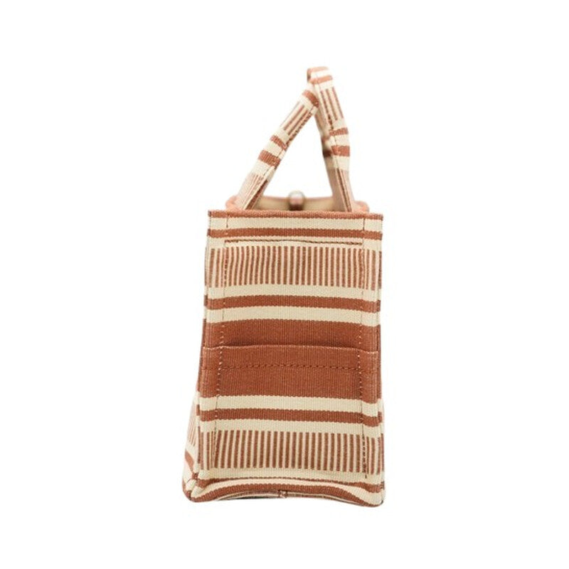 Small Thais Canvas Tote - Beige