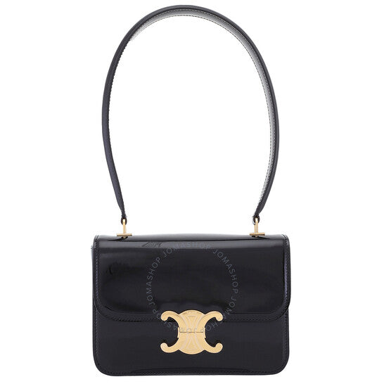 Celine, Teen Garance Bag In Patent Calfskin - Black