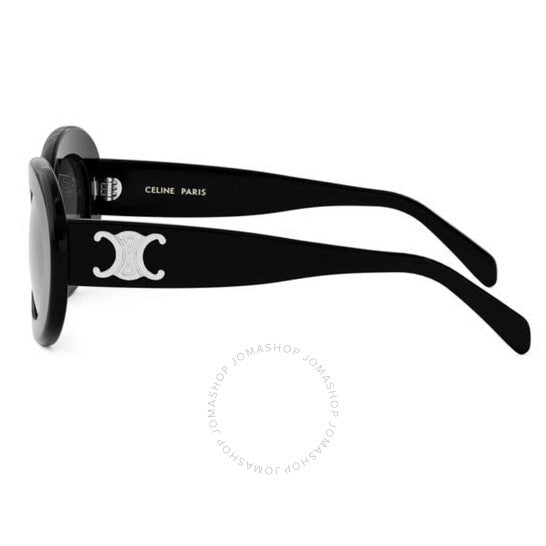 نظارة شمسية نسائية من سيلين، تريومف رمادية بيضاوية