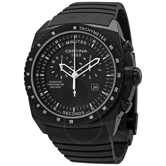 Certina, Chronograph Quartz Black Dial Men's Watch