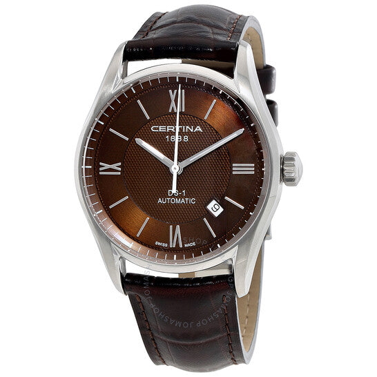 Certina, DS 1 Automatic Brown Dial Men's Watch C0064071629800