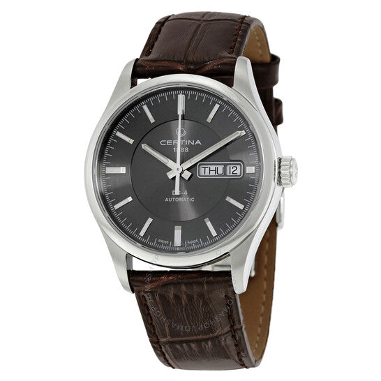 Certina, DS 4 Day-Date Automatic Black Dial Men's Watch