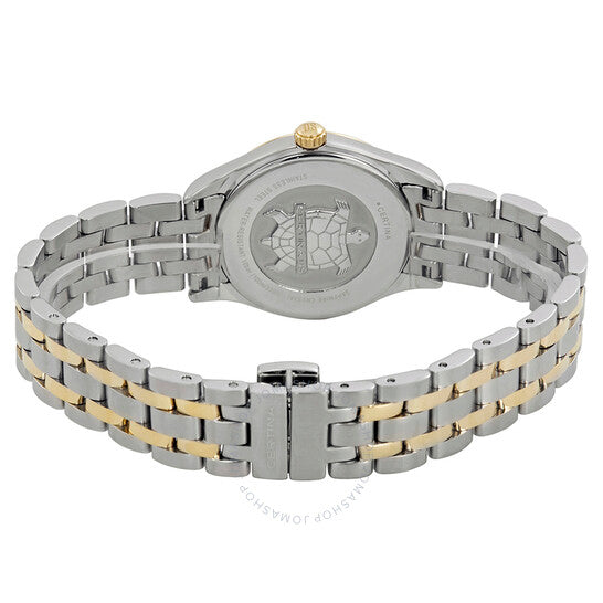 Certina, DS-8 Chronometer Silver Dial Two-tone Ladies Watch