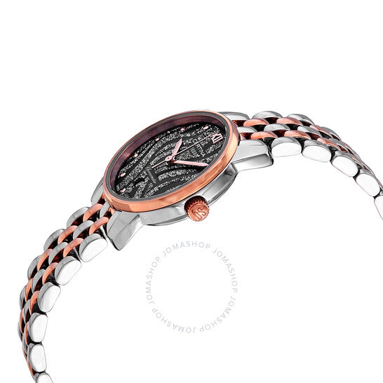 ساعة سيرتينا DS-8 كوارتز بمينا أنثراسيت للسيدات