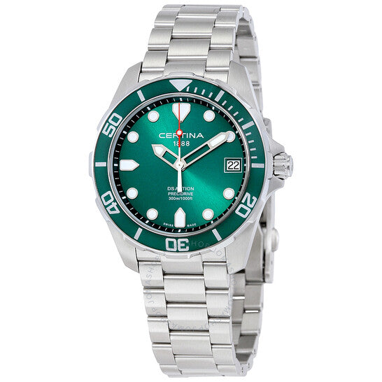 Certina, DS Action Green Dial Men's Watch C0324101109100