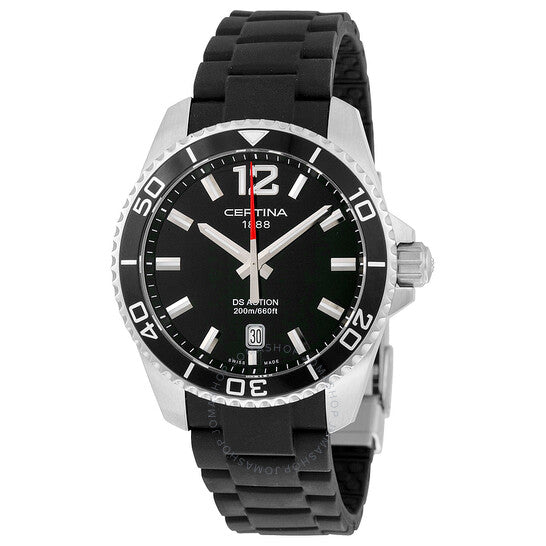 Certina, DS Action Quartz Black Dial Men's Watch C0134101705700
