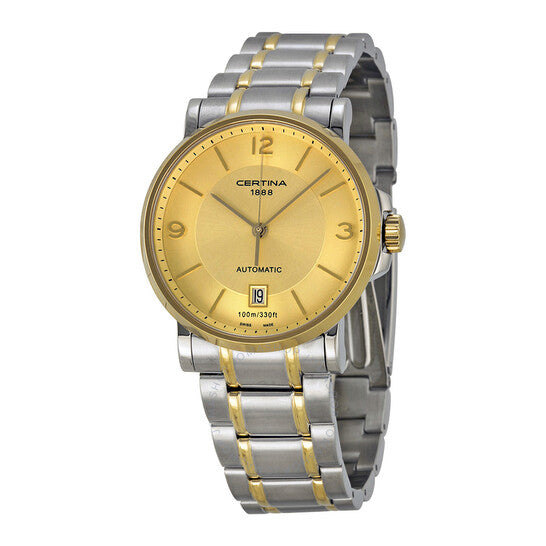 Certina, DS Caimano Automatic Champange Dial Two-tone Men's Watch