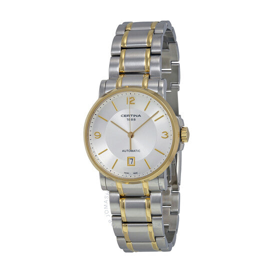 Certina, DS Caimano Automatic Silver Dial Two-tone Men's Watch