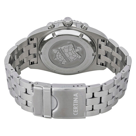 Certina, DS First Black Dial Men's Chronograph Watch