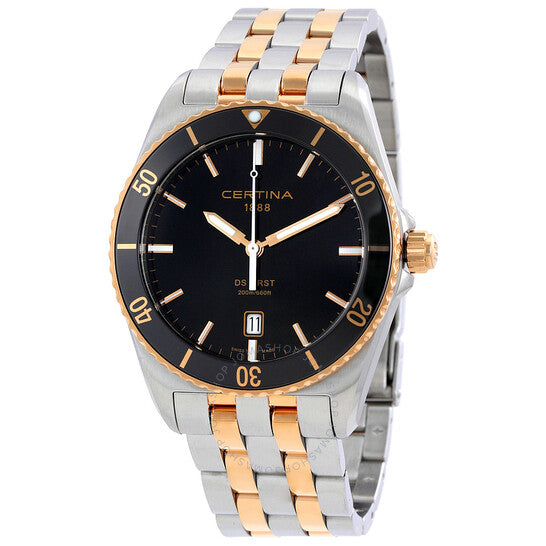 Certina, DS First Ceramic Black Dial Men's Watch C0144102205100