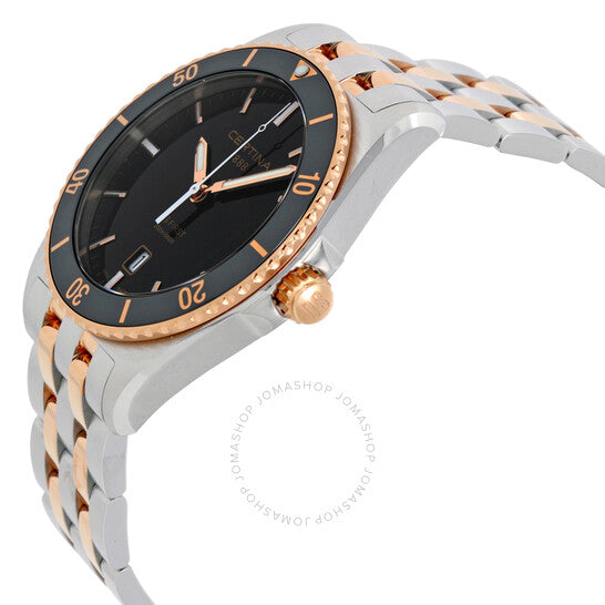 Certina, DS First Ceramic Black Dial Men's Watch C0144102205100