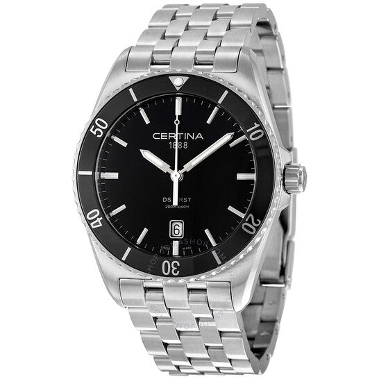 Certina, DS First Ceramic Stainless Steel Men's Watch C0144101105100