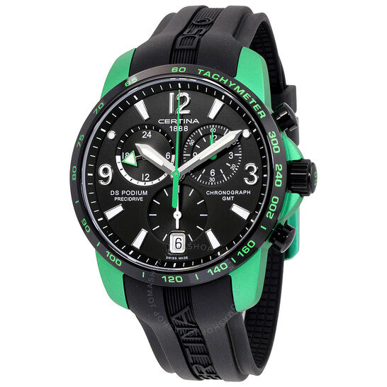 Certina, DS Podium Aluminum Black Rubber Men's Watch C0016399705703