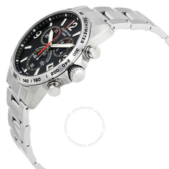 Certina, DS Podium Chronograph Black Dial Men's Watch