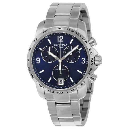 Certina, DS Podium Chronograph Blue Dial Men's Watch C0014171104700