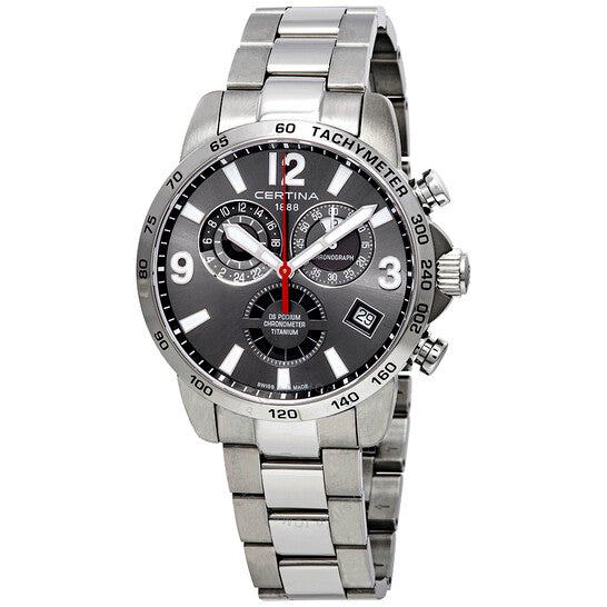Certina, DS Podium Titanium Chronograph Grey Dial Men's Watch