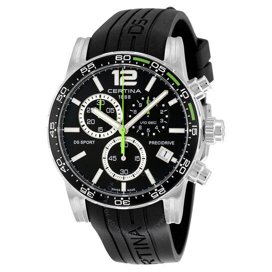 Certina, DS Sport Chronograph Black Dial Men's Watch
