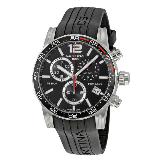 Certina, DS Sport Chronograph Black Dial Men's Watch