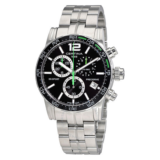Certina, DS Sport Chronograph Black Dial Men's Watch