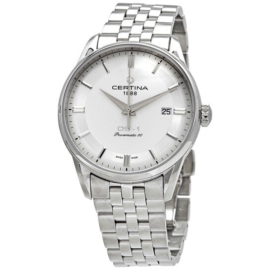 Certina, DS-1 Powermatic 80 Automatic Silver Dial Watch