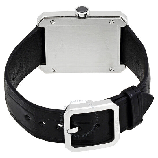 شانيل، ساعة نسائية من بوي فريند بمينا أسود مزخرفة بنقشة غيوشيه