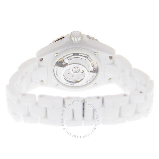 شانيل، ساعة J12 نسائية بمينا أبيض