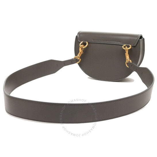 Chloé, Elephant Grey Ladies Marcie Leather Shoulder Bag